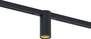 Sodobni reflektor črn za sistem tirnic 1-fazni GU10 35mm - Slimline Nubee Honey