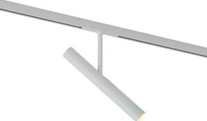 Sodobni beli reflektor za 1-fazni sistem tirnic - Slimline Avery