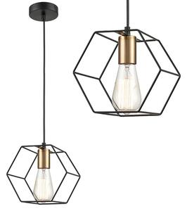 Lampa Wisząca APP1131-1CP Czarno złota