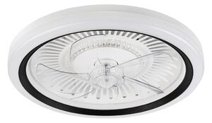 LED Stropna svetilka z ventilatorjem GEMMA LED/37W/230V bela + Daljinski upravljalnik