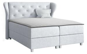 Boxspring postelja Baltimore 123, 120x200, Blago, Posteljno dno, 144x212x120cm, Vzmetnica