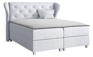 Boxspring postelja Baltimore 123, 200x200, Blago, Posteljno dno, 224x212x120cm, Vzmetnica