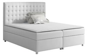 Boxspring postelja Baltimore 115, 140x200, Eko usnje, Posteljno dno, 140x213x130cm, Vzmetnica