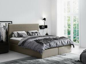 Boxspring postelja Baltimore 126, 200x200, Blago, Posteljno dno, 206x208x103cm, Vzmetnica