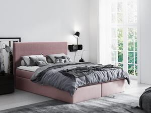 Boxspring postelja Baltimore 126, 160x200, Blago, Posteljno dno, 166x208x103cm, Vzmetnica