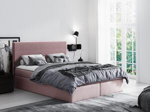 Boxspring postelja Baltimore 126, 200x200, Blago, Posteljno dno, 206x208x103cm, Vzmetnica