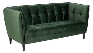 Kavč chesterfield Oakland 314, Temno zelena, 182x82x80cm, Noge: Les,Kavčuk, Evkaliptus