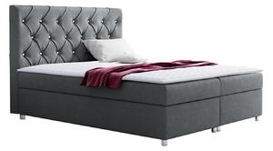 Boxspring postelja Baltimore 112, 160x200, Blago, Posteljno dno, 160x213x130cm, Vzmetnica