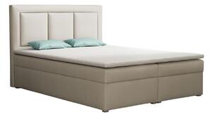 Boxspring postelja Pomona 112, 140x200, Blago, Posteljno dno, 140x215x115cm, Vzmetnica