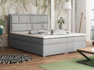 Boxspring postelja Pomona 115, 140x200, Blago, Posteljno dno, 140x215x115cm, Vzmetnica