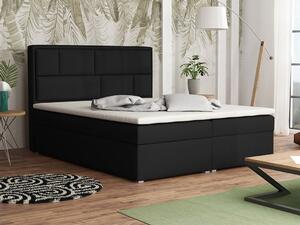 Boxspring postelja Pomona 115, 180x200, Blago, Posteljno dno, 180x215x115cm, Vzmetnica