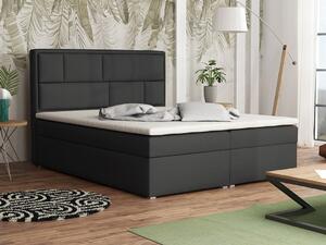 Boxspring postelja Pomona 115, 160x200, Blago, Posteljno dno, 160x215x115cm, Vzmetnica