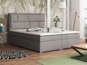 Boxspring postelja Pomona 115, 180x200, Blago, Posteljno dno, 180x215x115cm, Vzmetnica