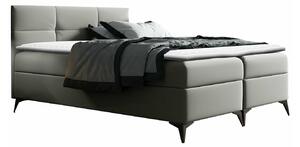 Boxspring postelja Baltimore 134, 140x200, Eko usnje, Posteljno dno, 144x208x115cm, Vzmetnica