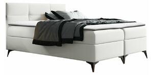 Boxspring postelja Baltimore 134, 140x200, Eko usnje, Posteljno dno, 144x208x115cm, Vzmetnica