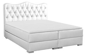 Boxspring postelja Baltimore 140, 180x200, Eko usnje, Posteljno dno, 180x212x125cm, Vzmetnica