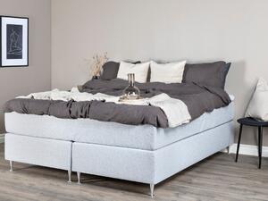 Boxspring postelja Dallas 461, 180x200, Blago, Posteljno dno, 180x200x69cm, Vzmetnica, Smreka