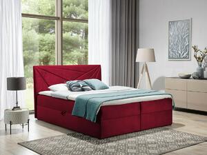 Boxspring postelja Baltimore 144, 180x200, Blago, Posteljno dno, 184x208x103cm, Vzmetnica