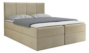 Boxspring postelja Baltimore 147, 160x200, Blago, Posteljno dno, 164x208x103cm, Vzmetnica