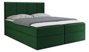 Boxspring postelja Baltimore 147, 160x200, Blago, Posteljno dno, 164x208x103cm, Vzmetnica