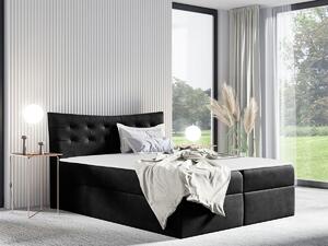 Boxspring postelja Baltimore 157, 160x200, Blago, Posteljno dno, 164x213x125cm, Vzmetnica