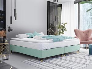 Boxspring postelja Logan 109, 180x200, Blago, Posteljno dno, 180x200x47cm, Vzmetnica