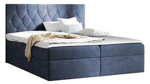 Boxspring postelja Baltimore 159, 180x200, Blago, Posteljno dno, 187x208x103cm, Vzmetnica