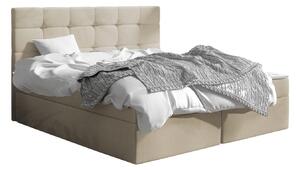 Boxspring postelja Comfivo 196, 180x200, Blago, Posteljno dno, 183x206x112cm, Vzmetnica