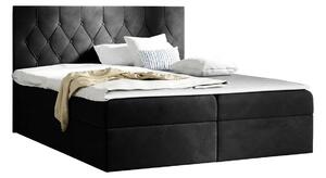 Boxspring postelja Baltimore 159, 140x200, Blago, Posteljno dno, 147x208x103cm, Vzmetnica