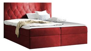 Boxspring postelja Baltimore 159, 160x200, Blago, Posteljno dno, 167x208x103cm, Vzmetnica