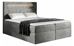 Boxspring postelja Baltimore 131, 160x200, Blago, Posteljno dno, 162x217x123cm, Vzmetnica