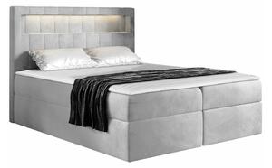 Boxspring postelja Baltimore 131, 180x200, Blago, Posteljno dno, 182x217x123cm, Vzmetnica