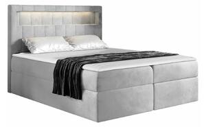 Boxspring postelja Baltimore 131, 140x200, Blago, Posteljno dno, 142x217x123cm, Vzmetnica