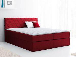 Boxspring postelja Baltimore 127, 180x200, Blago, Posteljno dno, 186x208x103cm, Vzmetnica