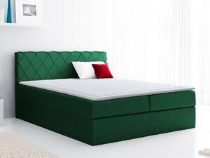 Boxspring postelja Baltimore 127, 140x200, Blago, Posteljno dno, 146x208x103cm, Vzmetnica