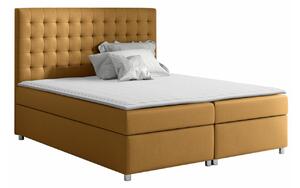 Boxspring postelja Baltimore 115, 180x200, Blago, Posteljno dno, 180x213x130cm, Vzmetnica