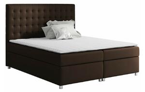 Boxspring postelja Baltimore 115, 140x200, Blago, Posteljno dno, 140x213x130cm, Vzmetnica