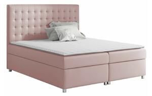 Boxspring postelja Baltimore 115, 180x200, Blago, Posteljno dno, 180x213x130cm, Vzmetnica