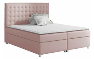 Boxspring postelja Baltimore 115, 160x200, Blago, Posteljno dno, 160x213x130cm, Vzmetnica