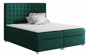 Boxspring postelja Baltimore 115, 160x200, Blago, Posteljno dno, 160x213x130cm, Vzmetnica