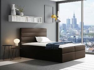 Boxspring postelja Baltimore 129, 180x200, Blago, Posteljno dno, 186x208x103cm, Vzmetnica