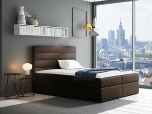 Boxspring postelja Baltimore 129, 160x200, Blago, Posteljno dno, 166x208x103cm, Vzmetnica