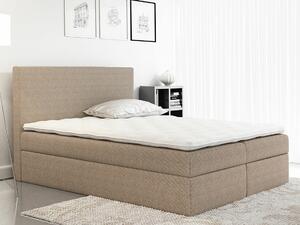 Boxspring postelja Baltimore 163, 180x200, Blago, Posteljno dno, 180x213x120cm, Vzmetnica