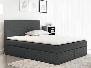 Boxspring postelja Baltimore 163, 160x200, Blago, Posteljno dno, 160x213x120cm, Vzmetnica