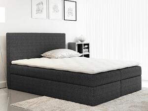 Boxspring postelja Baltimore 163, 140x200, Blago, Posteljno dno, 140x213x120cm, Vzmetnica