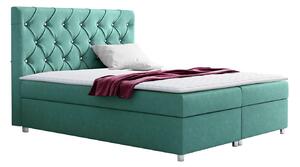 Boxspring postelja Baltimore 112, 180x200, Blago, Posteljno dno, 180x213x130cm, Vzmetnica