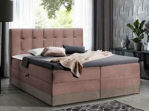 Boxspring postelja Baltimore 139, 120x200, Blago, Posteljno dno, 120x213x120cm, Vzmetnica