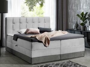 Boxspring postelja Baltimore 139, 200x200, Blago, Posteljno dno, 200x213x120cm, Vzmetnica