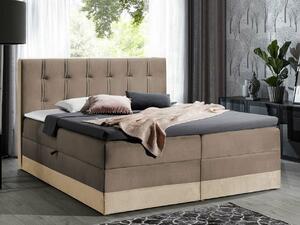 Boxspring postelja Baltimore 139, 200x200, Blago, Posteljno dno, 200x213x120cm, Vzmetnica