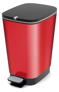 Rdeč plastičen koš za smeti s pedalom 25 l Chic Bin – KIS